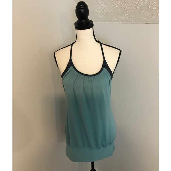 Lululemon Athletica No Limits Tank Blue Moon Ziggy Wee August Inkwell Top - Picture 1 of 8